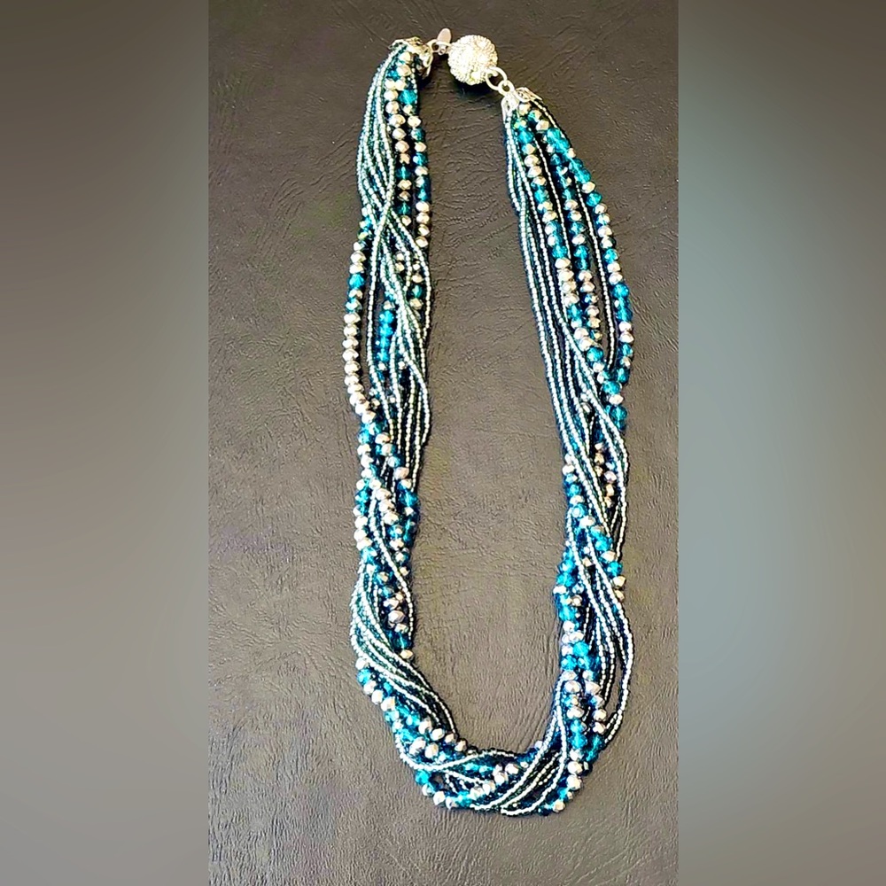 Vintage Premier Designs Twisted Necklace
